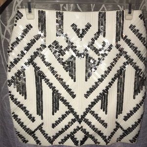 Sexy short sequences Express skirt. Never worn .